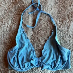 Victorias Secret blue bikini top 36DD